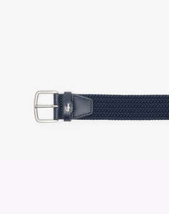 LACOSTE MENS BELT35 STRETCH WOWEN BELT