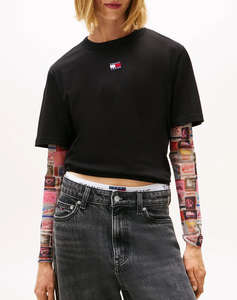 TOMMY JEANS TJW BXY BADGE TEE EXT NEW