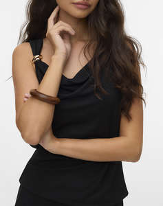 VERO MODA VMCARLY SL BUCKLE TOP JRS