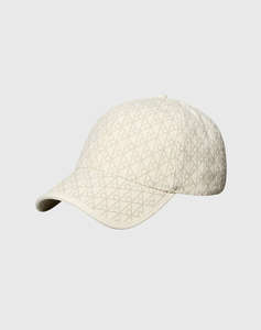 CALVIN KLEIN JEANS EMBLEM PRINT w LEATHER PATCH CAP