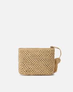 MC2 RAFFIA POUCH-POCHETTE-11 WAVE EMB