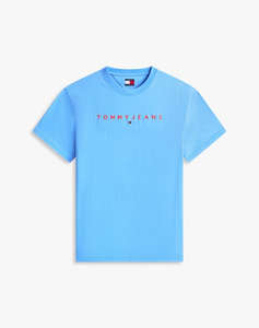 TOMMY JEANS TJM REG LINEAR LOGO TEE EXT
