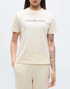 CALVIN KLEIN JEANS A- INST LOGO CLASSIC TEE SS