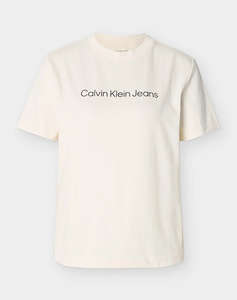 CALVIN KLEIN JEANS A- INST LOGO CLASSIC TEE SS