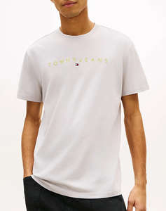 TOMMY JEANS TJM REG LINEAR LOGO TEE EXT