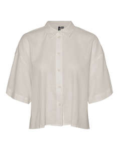 VERO MODA VMLINN 2/4 SHORT SHIRT WVN NOOS