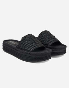 CALVIN KLEIN JEANS FLATF ESPADRILLE RAFFIA MG