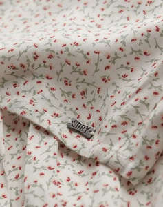 SUPERDRY D3 OVIN SS 1/2 BUTTON WOVEN TOP WOMENS BLOUSE