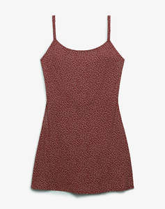 SUPERDRY D3 OVIN PRINTED CAMI MINI DRESS WOMENS DRESS