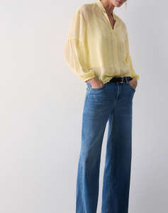 LIU JO WHITE_WA6C20_TUNICA TS NAV T.UNIT WOMENS BLOUSE