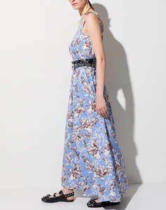 LIU JO WHITE_WA6C53_ABITO TS.NAV BLU WAVE LILES WOMENS DRESS