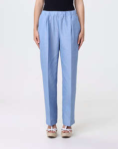 LIU JO WHITE_WA6C62_PANT.TS TPOTF LUNGO CLEAR SKY WOMENS TROUSERS
