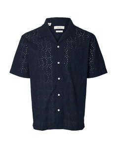 SELECTED SLHRLXJAX BRODERIE SS SHIRT