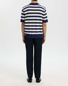 SELECTED SLHTORINO SS KNIT RELAXED OPEN POLO