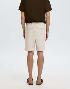 SELECTED SLMREGULAR-BRODY LINEN BLD SHORTS NOOS