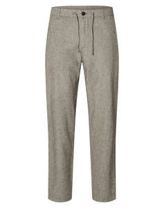 SELECTED SLM172-SLIMTAPE BRODY LINEN BLD PNT NOOS