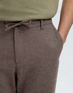 SELECTED SLM172-SLIMTAPE BRODY LINEN BLD PNT NOOS