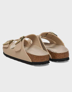 BIRKENSTOCK S26 SYNTHETICS ARIZONA BF TRIPLES SANDCASTLE/OYSTER 35 - 43 NARROW SEASONAL WOMENS SHOE