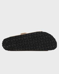 BIRKENSTOCK S26 SYNTHETICS ARIZONA BF TRIPLES SANDCASTLE/OYSTER 35 - 43 NARROW SEASONAL WOMENS SHOE