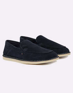 TOMMY HILFIGER HILFIGER STITCHDOWN SUEDE LOAFER