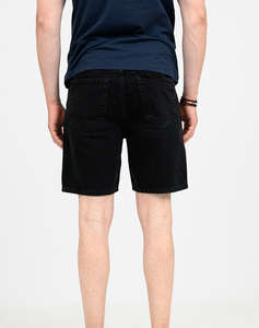 ANTONY MORATO MMDS00084FA7001431W02263 MIN OF 10 DENIM SHORT TOM REGULAR FIT IN RIGID BLACK-BLACK DENIM DENIM SHORT TOM REGULAR FIT IN RIGID BLACK-BLACK DENIM BERMUDA MENS