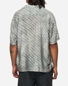 DIRTY LAUNDRY MONOGRAM SILK SHIRT
