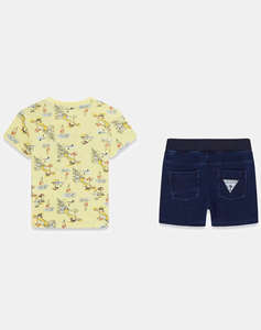 GUESS SET SS T-SHIRT+KNIT DENIM PANT ДЕТСКИ КОМПЛЕКТBOY