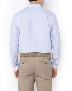 THE BOSTONIANS SHIRT DOBBY CUSTOM FIT Semi-Rex Custom Fit