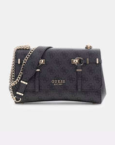 GUESS LEONA LOGO CONVRTBL XBODY FLAP ДАМСКА ЧАНТА