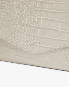 TED BAKER WESSLIE Croc Effect Icon Envelope Pouch