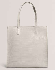 TED BAKER WENELLA Croc Effect Large Icon Bag