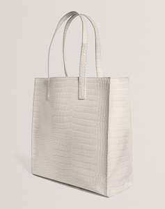 TED BAKER WENELLA Croc Effect Large Icon Bag
