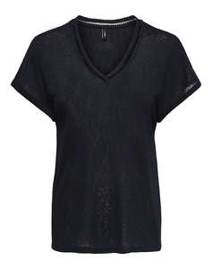 ONLY ONLPENNY S/S BATSLEEVE V-NECK TOP JRS