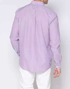 THE BOSTONIANS РИЗА ACORN POPLIN REGULAR FIT Stripe POPLIN Button-down Regular Fit
