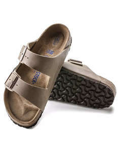 BIRKENSTOCK S26 LEATHER ARIZONA SFB LEOI TABACCO BROWN 35 - 50 REGULAR CORE ESSENTIAL UNISEX SHOE