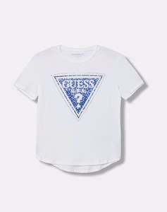GUESS HIGH LOW SS T-SHIRT CHILDRENS GIRLS T-SHIRT