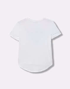 GUESS HIGH LOW SS T-SHIRT CHILDRENS GIRLS T-SHIRT