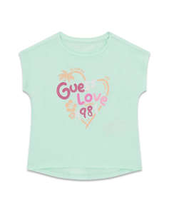 GUESS HIGH LOW SS T-SHIRT BLOUSE CHILDREN GIRL
