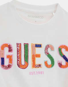 GUESS OVERSIZE BOXY SS T-SHIRT BLOUSE CHILDREN GIRL