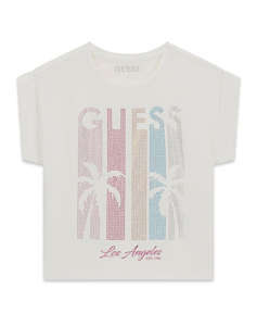 GUESS MIDI BOXY SS T-SHIRT CHILDRENS GIRLS T-SHIRT