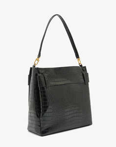 TED BAKER SSOFIA Large Croc Knot Bow Bag