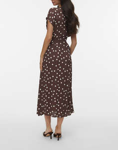 VERO MODA VMELISA SL PLEAT SHIRT 7/8 DRESS WVN