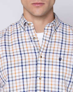 THE BOSTONIANS РИЗА MAVERICK SEERSUCKER REGULAR Button-down Regular Fit