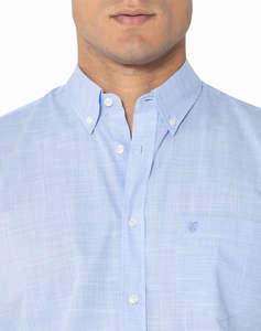 THE BOSTONIANS РИЗА REGULAR FIT Plain SLUB Button-down Regular Fit