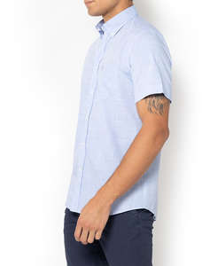 THE BOSTONIANS РИЗА REGULAR FIT Plain SLUB Button-down Regular Fit