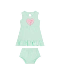 GUESS SET SL DRESS+PANTIE GIRLS DRESS