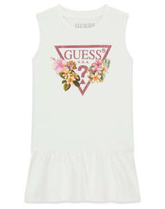 GUESS INTERLOCK SLEEVELESS DRESS GIRLS DRESS