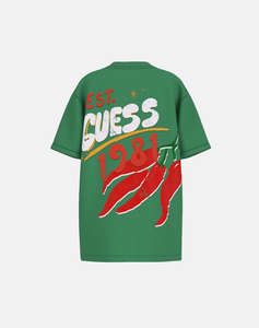 GUESS GMT DYE OVERSIZE SS T-SHIRT BLOUSE CHILDREN BOY
