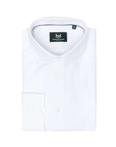 THE BOSTONIANS SHIRT DOBBY CUSTOM FIT Semi-Rex Custom Fit