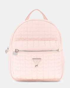 GUESS HEART QUILTED BACKPACK GIRLS CHILDRENS BAG